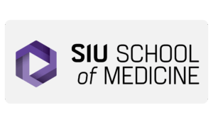 SIU Medicine logo with gray background