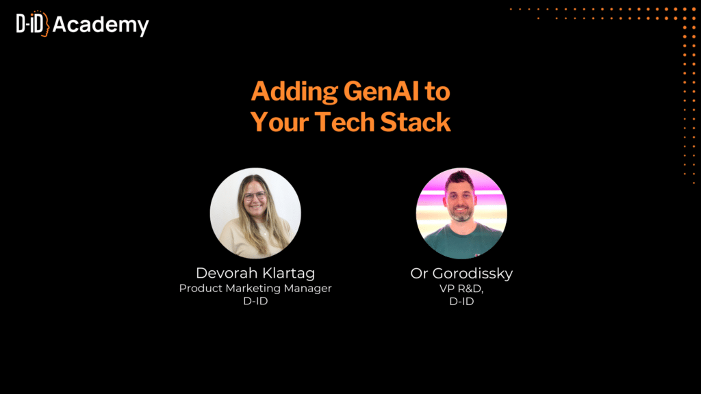 GENAI to tech stack