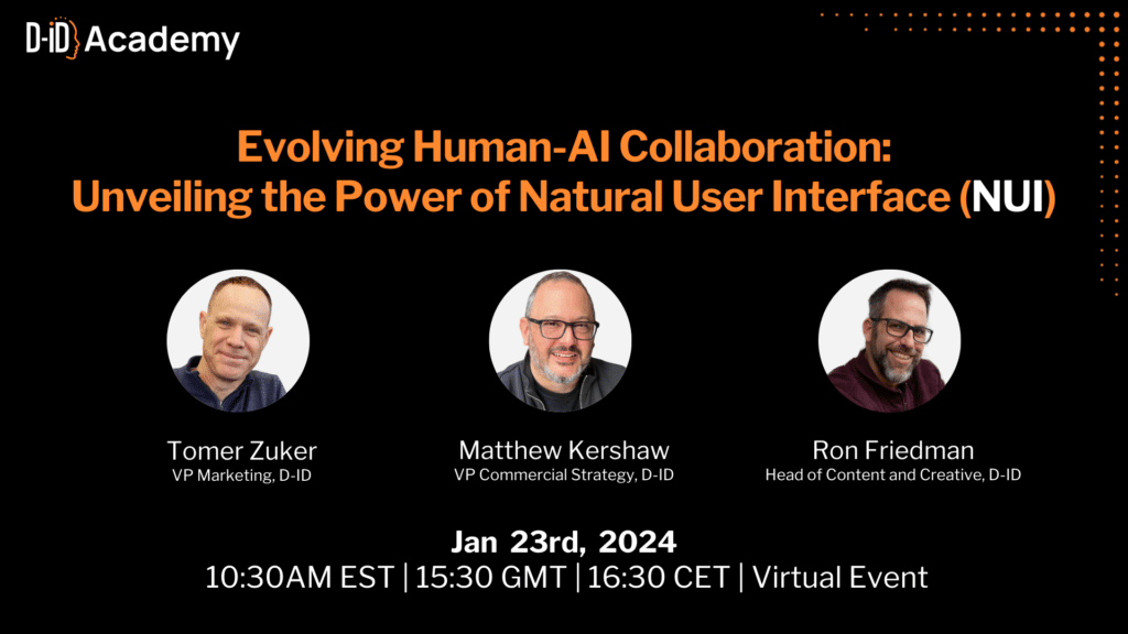 AI video webinar